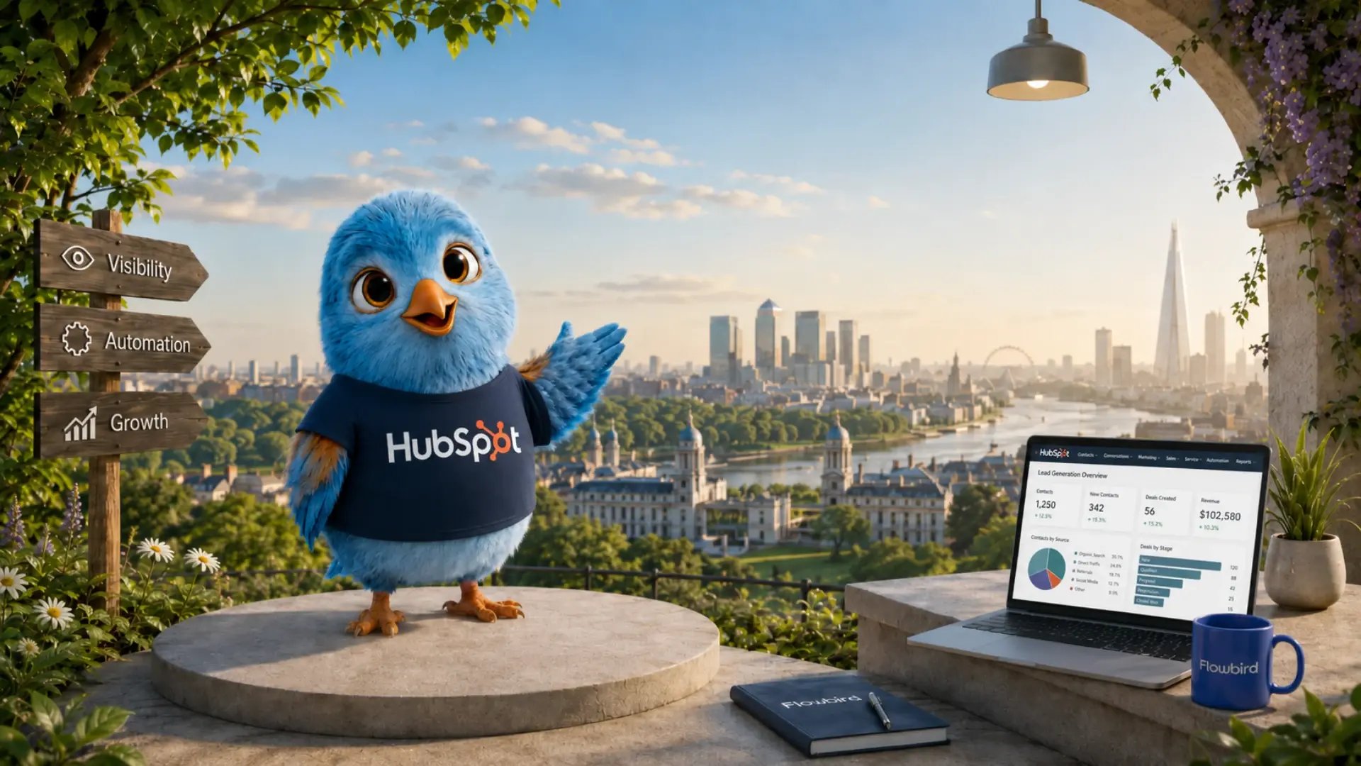 HubSpot Hero Image - With Flobert - Flowbird Ltd