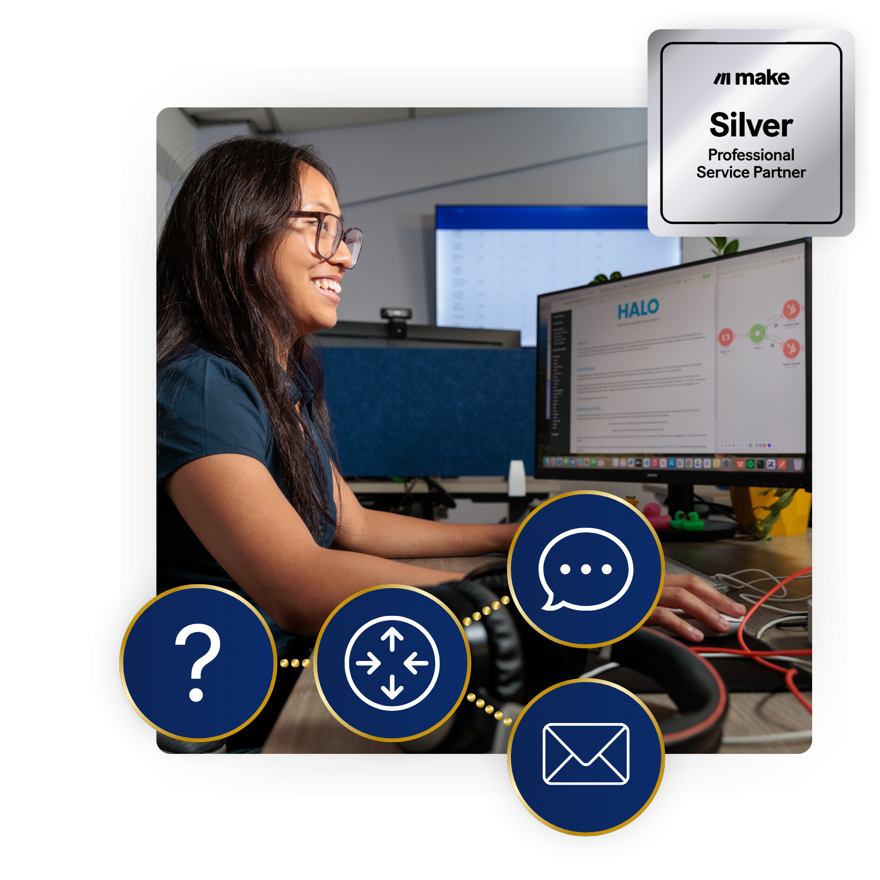 Flowbird Make Silver automation partner badge